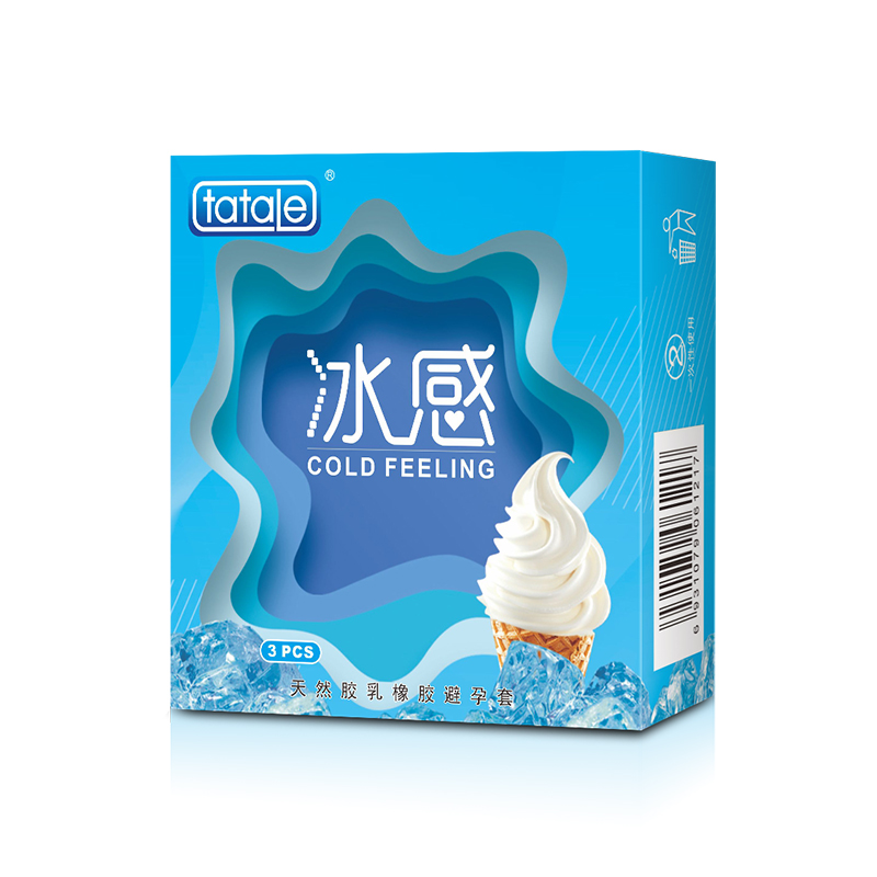 tatale避孕套冰火系列冰感裝3只