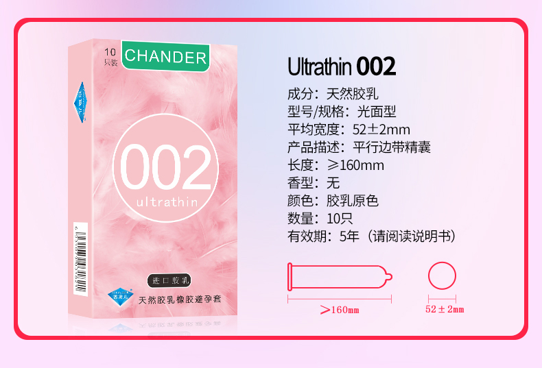香黛兒CHANDER002避孕套好品牌(圖3) 香黛兒CHANDER002避孕套好品牌(圖3)